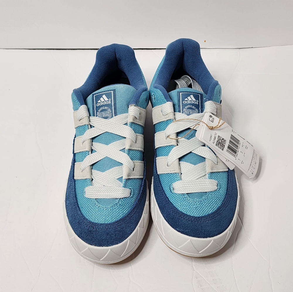 Adidas Adimatic Preloved, Blue & Crystal White Shoes, Mens 9.5, BRAND NEW